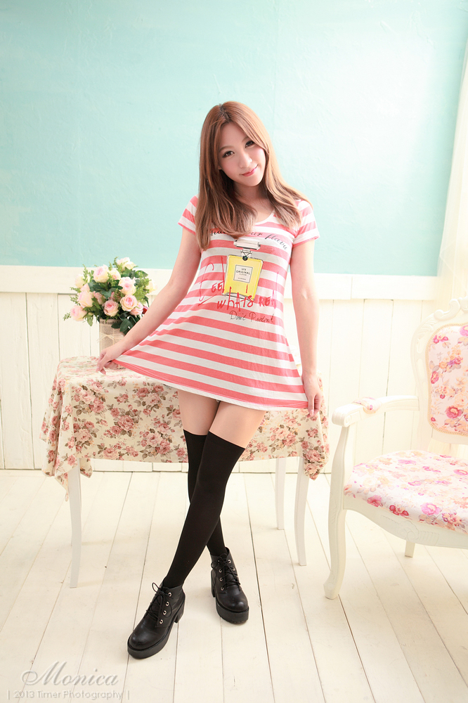 台湾清纯美女-小橘外拍写真 1